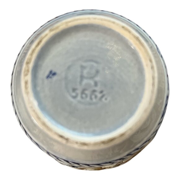 Set of 3 Vintage German Wick-Werke Style Stoneware Wine Cups – Rare Brown & Blue - Picture 4 of 6